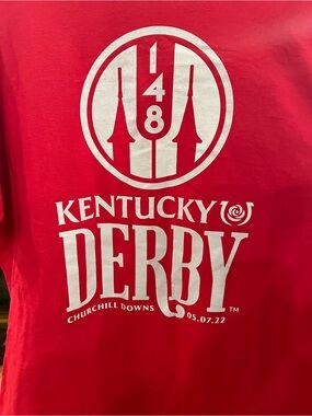 Kentucky Derby Red Short Sleeve Tee
